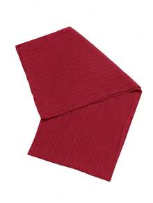 Irokai 纯色百褶扭花时尚浴衣，适合夏季 - 酒紅色 - 查看 2