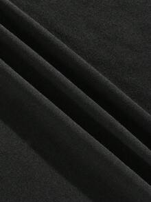 Manfinity Joysei Fashionable Casual Young Casual California Letter Contrast Color Graphic Print Regular Fit Crew Neck Short Sleeve T-Shirt For Men, Suitable For Dates, Gatherings, Essential, Suitable For Couples, Family Matching, Great Gift For Boyfriend Graphic Tee