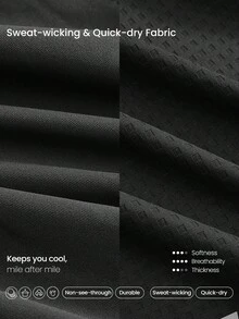 GLOWMODE Ride On Quick-Dry Long-Sleeve Waist Length Front Zipper Multi-Pockets Contrasting Logo Non-Slip Strips Cycling Biking Jersey Gym Training Workout - Black - View 7