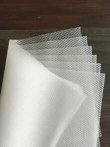 1/4/8pcs 17.7*11.81in Of Washable Refrigerator Pad Inner Lining, Waterproof And Oil-Proof Refrigerator Pad Inner Lining, Shelf Refrigerator Lining, Glass Floor Refrigerator Cover Pad, Cabinet And Drawer - White - View 6