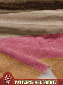 SHEIN LUNE Women Crew Neck Colorful Striped Tank Top, Suitable For Spring And Summer