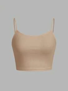 SHEIN EZwear 4 件套修身女士吊带背心，休闲，适合夏季背心 - 彩色 - 查看 11
