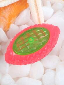 PETSIN 1PC Pet Toy Ball For Chewing And Grinding Teeth, Durable And Bite-Resistant Football, Playful And Entertaining Dog Toy Ball - Multicolor - View 5