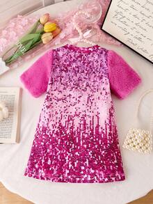 新款春秋韩版休闲可爱婴儿/幼儿连衣裙 - 彩色 - 查看 2