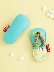 PETSIN 1 Piece Wood Catnip Toy, Cat Doll, Beach Slipper, Small Animal Shape Toy, Oral Cleaning, Tooth Grinding And Tooth Cleaning Toy, Kitten Wood Catip Tooth Grinding Stick, Cat Toy, Pet Toy