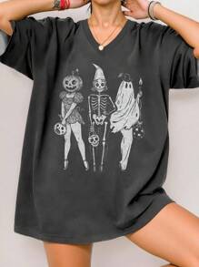 Women T-Shirts - 黑色 - 查看 5