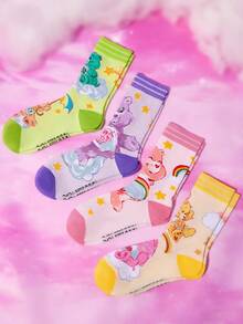 SHEIN X Care Bears 女士中筒袜 - 彩色 - 查看 6