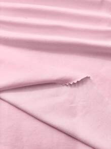 Soleia 粉色夏日假期女士不对称领口不对称下摆衬衫，适合夏季 - 粉色 - 查看 3