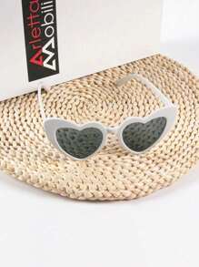 8 件复古心形女士 - 猫眼形派对礼物、新娘送礼会单身派对配饰、情人节婚礼礼物