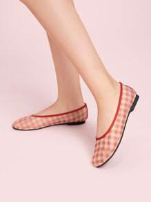 CUCCOO DOLLMOD Zapatos planos de mujer con malla negra y lazo