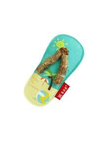 PETSIN 1 Piece Wood Catnip Toy, Cat Doll, Beach Slipper, Small Animal Shape Toy, Oral Cleaning, Tooth Grinding And Tooth Cleaning Toy, Kitten Wood Catip Tooth Grinding Stick, Cat Toy, Pet Toy