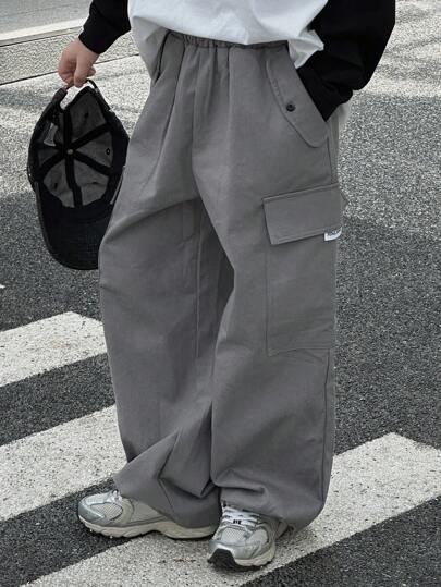 DAZY 青少年男童宽松直筒工装裤，休闲秋季款