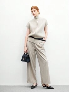 CUCCOO BIZCHIC 女士时尚黑色后带尖头高跟鞋，一脚蹬正装鞋，适合日常通勤、约会、派对 - 黑色 - 查看 10
