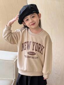 SHEIN 2pcs Y2K Style Mesh Bow Crew Neck Sweatshirt And Pleated Skirt Set,Back-To-School Autumn Career Day Girls Fall Outfits Preppy School Uniform Clothes - Multicolor - View 6