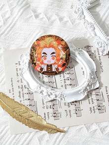 1pc White European Victorian Style Retro Mini Photo Frame Jewelry, Small Photo Frame Shooting Props, Jewelry Positioning Frame, Earrings, Necklaces, Jewelry Placement Props