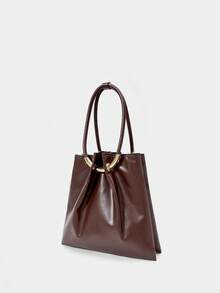 SHECARRY WOMEN FASHION HANDBAG FOR WORK AND DAILY WEAR - Coffee - View 2