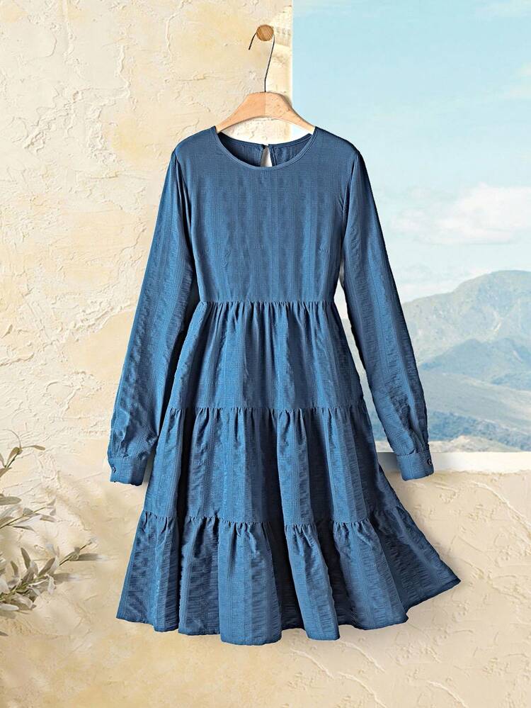 Women's Casual Solid Color Long Sleeve Dress Women Clothes Business Casual Woman  Wedding Guest Dress Women  Work/Office Fall Clothes For Womenfall Clothes For Women  Autumn Clothes  Autumn Women Winter Dress Women  Women's Winter Clothes