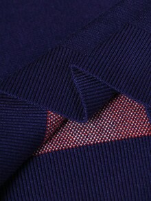 男童时尚格纹针织开衫长袖秋冬