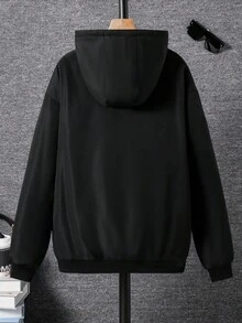 Casual Fashion White Striped Cargo Pocket Graphic Jacket For Teen Boys, Loose Fit, Comfortable, Versatile, Suitable For Autumn, Spring, Winter, Daily Wear, Commuting, Outdoor, Sports, School, Streetwear, Party, Photography Fall