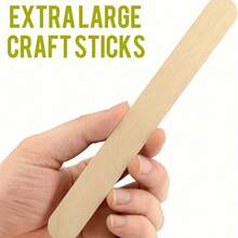 10/50/100pcs Wooden Craft Sticks - Great For Artists DIY Educational Projects And Family Entertainment, Hair Removal Wax Bar, Wooden Tongue Scraper, Wooden Stick, Ice Cream Stick