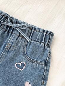 SHEIN 嬰童（女）牛仔 - 淺色水洗藍 - 查看 4