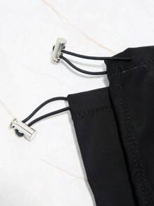 SHUZIA Faux Leather Thigh High Block Heel Boots - Black - View 5