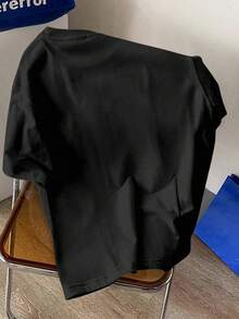 Manfinity Joysei Fashionable Casual Young Casual California Letter Contrast Color Graphic Print Regular Fit Crew Neck Short Sleeve T-Shirt For Men, Suitable For Dates, Gatherings, Essential, Suitable For Couples, Family Matching, Great Gift For Boyfriend Graphic Tee