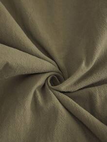 Ocili 100% 纯棉极简主义宽松睡衣套装 - 细肩带上衣和阔腿裤，加大码