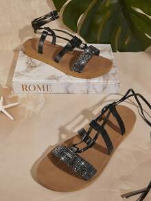 SHUZIA 女士平底涼鞋