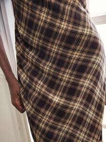 Maija 女式格子休闲细肩带连衣裙 - 彩色 - 查看 5