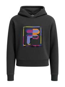 FILA Brissago Girls' Hoodie - Black - View 1