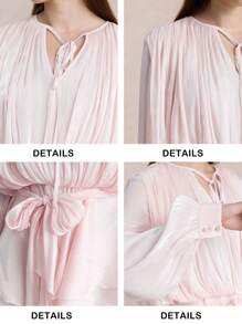 Váy dệt trơn Briarwyn thường ngày có viền xếp nếp cho nữ Váy mùa hè cho nữ Trang phục PrideOutfits Trang phục đi nghỉ cho nữ Váy đi nghỉ cho nữ Trang phục sinh nhật Váy cho nữ Trang phục câu lạc bộ Váy ngắn gợi cảm cho nữ Trang phục đêm hẹn hò xếp nếp cho nữ - Màu Hồng baby - Xem 6