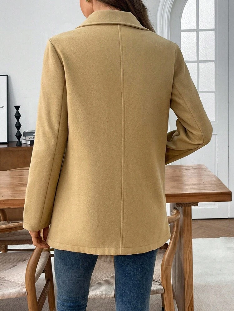 Women's Casual Versatile Overcoat, Autumn/Winter Fall Winter Fall Teacher Going Out Overcoat