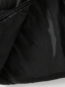 1 Set Tween BoyHooded Vest Jacket Paired With Grey Hoodie Sweatshirt & Casual Pants, Comfortable Fabric, Suitable For Winter Casual Outfits, Indoor & Outdoor Wear Fall - Multicolor - View 8