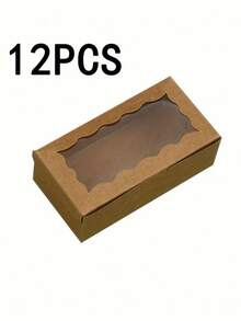 12/24件，方形盒带盖，白色礼品盒，婚礼、派对、情人节、生日、毕业季礼物，包装厨房用品，超市餐厅包装盒 - 彩色 - 查看 10