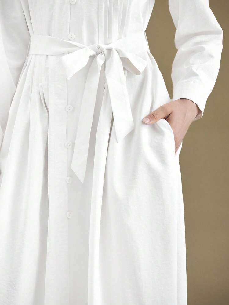 2025 New Women's Clothing, Autumn/Winter Apparel, All Season Wear, Winter Outfits, Back To School Looks For Women, Halloween & Christmas Attire, Women's Teacher Uniforms, Outfits For Occasions, Night Out Dresses, Wedding Guest Dresses, Elegant Wedding Guest Gowns, Church Attire For Women, Business Casual Fashionable & Romantic Solid Color Belted High Slit Maxi Dress Modern Vacation Nomadic Casual Fashion All-Match Women's Country Concert Clothing Western Style Women's Clothing
