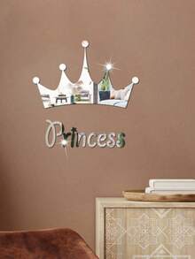 1 Miếng Gương Acrylic Hình Vương Miện Hoàng Tử Trang Trí Phòng Tắm Phòng Ngủ, Hình Dán Tường Tự Dính, Hình Dán, Decal Dán Tường, Decal Vinyl Trang Trí Nhà Cửa, Đồ Trang Trí Mùa Xuân Làm Mới Ngôi Nhà Của Bạn, Hình Dán Trang Trí Lễ Hội, Quà Tặng Sinh Nhật, Tốt Nghiệp. - Nhiều màu - Xem 1