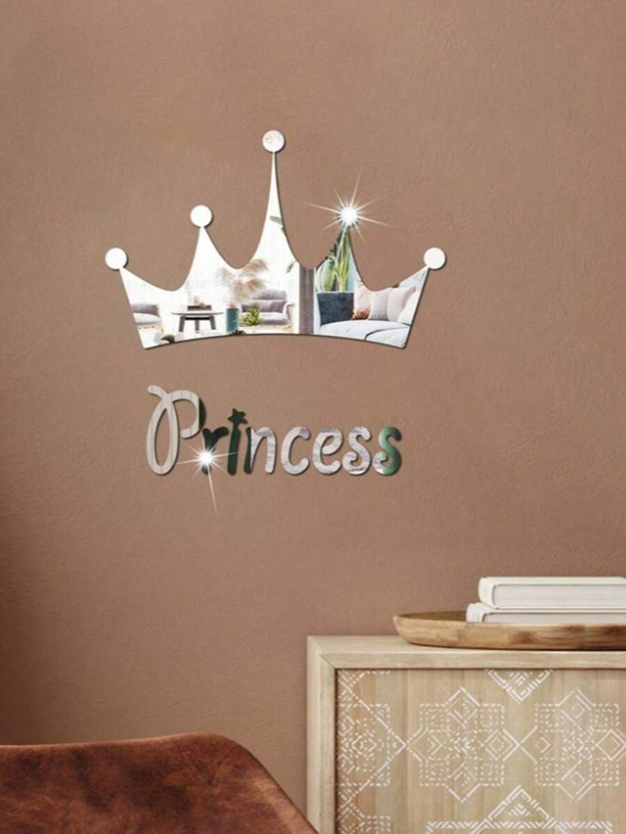 1 Miếng Gương Acrylic Hình Vương Miện Hoàng Tử Trang Trí Phòng Tắm Phòng Ngủ, Hình Dán Tường Tự Dính, Hình Dán, Decal Dán Tường, Decal Vinyl Trang Trí Nhà Cửa, Đồ Trang Trí Mùa Xuân Làm Mới Ngôi Nhà Của Bạn, Hình Dán Trang Trí Lễ Hội, Quà Tặng Sinh Nhật, Tốt Nghiệp. - Nhiều màu - Xem 1
