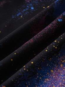 Transformers X SHEIN Tween Boy Letter & Robot Graphic Crew Neck Long Sleeve Pullover Sweatshirt Fall Winter - Black - View 7