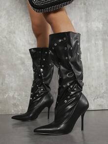 SHUZIA Women's Fashionable Boots - Black - View 5