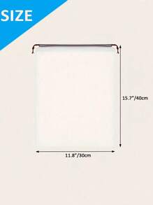 2/5/10件防水轻便可折叠旅行鞋袋男女收纳整理保护袋便携包健身房海滩度假露营徒步户外运动行李打包必备 - 無色 - 查看 3