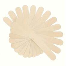 10/50/100pcs Wooden Craft Sticks - Great For Artists DIY Educational Projects And Family Entertainment, Hair Removal Wax Bar, Wooden Tongue Scraper, Wooden Stick, Ice Cream Stick