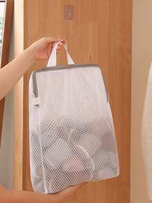 1 Stück Socken Aufbewahrungstasche zum Aufhängen im Kleiderschrank, Unterwäsche Aufbewahrungsartikel für Studenten Wohnheim, Wandhängende Netztasche für Bettnachttisch