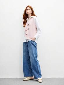 CUCCOO BIZCHIC Women's Fashion Beige Bow Comfortable Slip-On Mules, Flat Casual Loafers Suitable For Outdoor, Work, Daily Wear - Beige - View 10