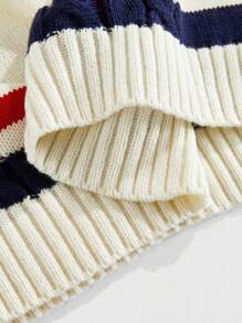 ROMWE MEN Prep 男士針織背心 - 彩色 - 查看 6