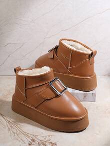 SHUZIA Women's Snow Boots - Brown - View 3