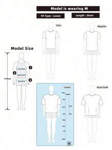 Manfinity ZONE917 Men Digital Full Print Loose Cropped Flare Sleeve T-Shirt, Fall