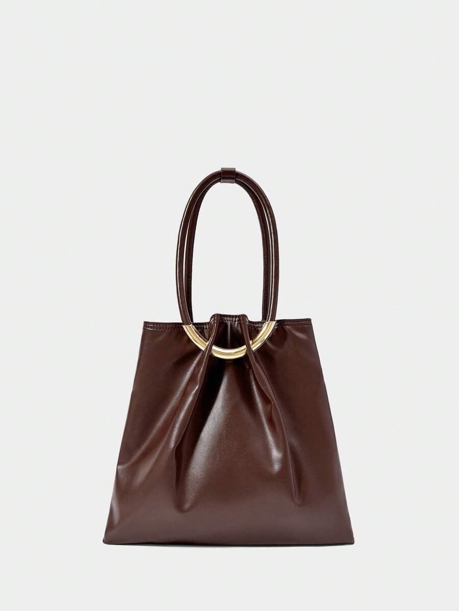 SHECARRY WOMEN FASHION HANDBAG FOR WORK AND DAILY WEAR - Coffee - View 1