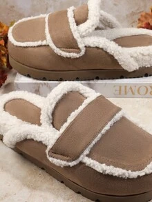 SHUZIA 女士楔形高跟和厚底平底鞋 - 卡其色 - 查看 3