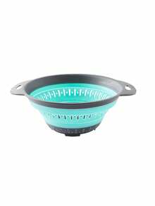SHEIN 1pc/2pcs Foldable Collapsible Drain Basket, Small/Large, Square/Round Shape, Space-Saving Storage, Convenient For Kitchen Vegetable Fruit Cleaning And Rapid Draining - Multicolor - View 26